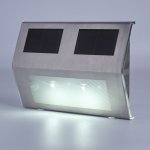 LED Solarleuchten Dauerlicht Lichtsensor,Edelstahl