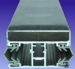 Aluminium Verbindungsprofil für 8-10mm Platten Länge:2m