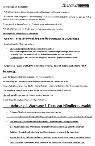 Pellet & Holzofen